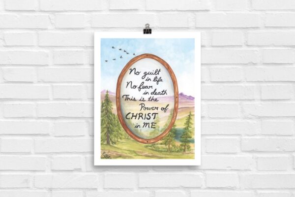 In Christ Alone (1), Painting - Print (8x10)