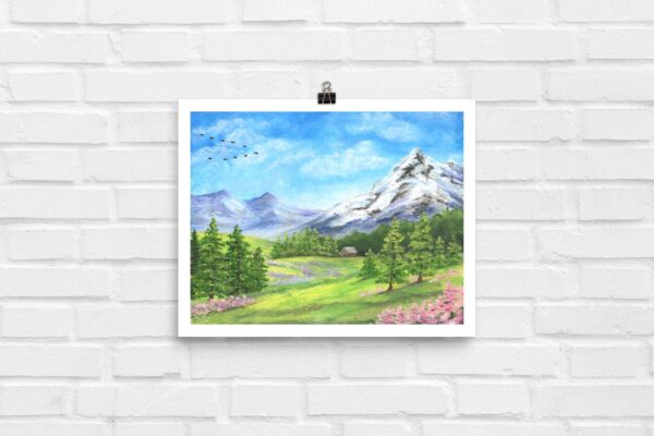 A Little Piece of Heaven, Painting - Print (8x10)