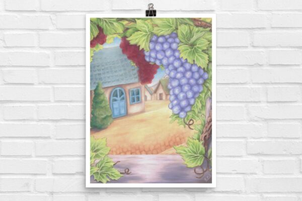 The Fruitful Vine, Painting - Print (12x16)
