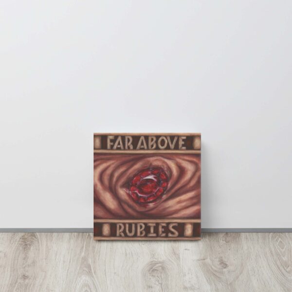 Far Above Rubies - Canvas Print (12x12)