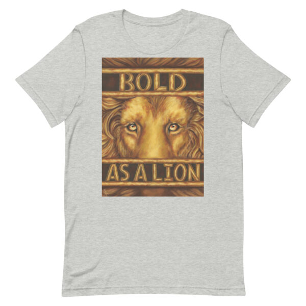 Bold as a Lion - Proverbs 28:1 Unisex T-Shirt - Image 5