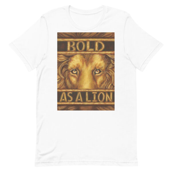 Bold as a Lion - Proverbs 28:1 Unisex T-Shirt - Image 6