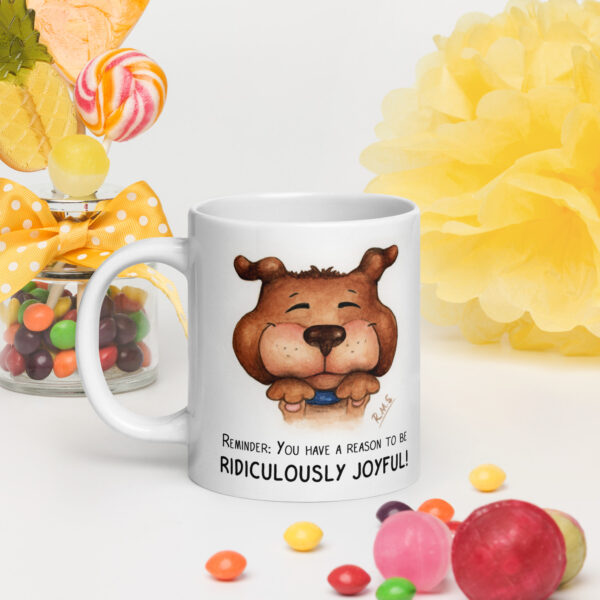 Ridiculously Joyful Puppy - Ceramic Mug